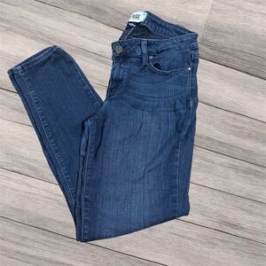 PAIGE Women’s Skinny Jeans Size 28 Dark Wash Mid Rise Stretch Denim Ankle